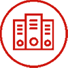Icon Office Files Red